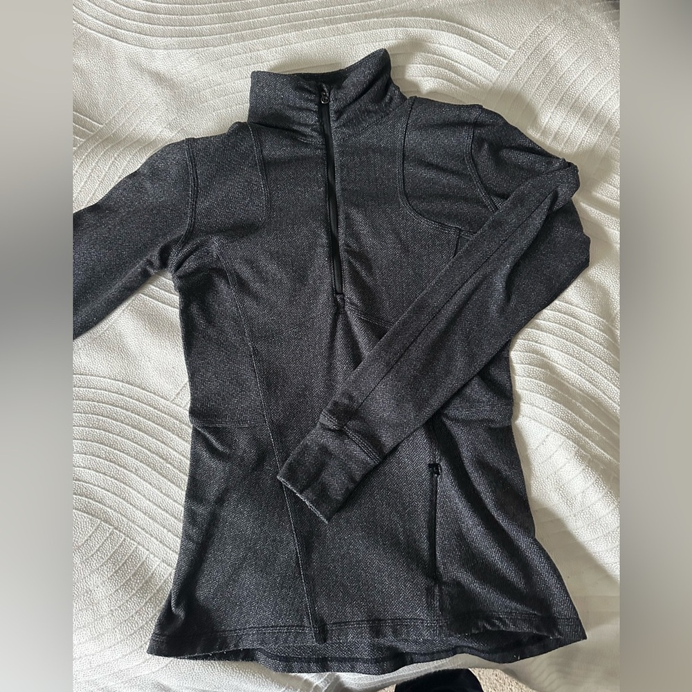 Lululemon define herringbone quarter zip
